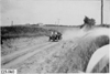 Maxwell car on rural road to Council Bluffs, Iowa at 1909 Glidden Tour