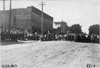 Crowd welcomes Glidden tourists to Council Bluffs, Iowa at 1909 Glidden Tour