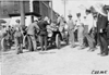 Mason car taking in gasoline at Council Bluffs, Iowa at 1909 Glidden Tour