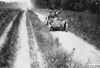 Frank Steinman driving the Hupmobile near Grand Island, Neb., at the 1909 Glidden Tour