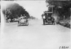 Brush runabout car entering Kearney, Neb., at 1909 Glidden Tour