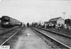 Glidden tourists checking out at railroad station in Kearney, Neb., at 1909 Glidden Tour