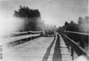Thomas car #76 crossing bridge over the North Platte River, at the 1909 Glidden Tour