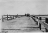 W.F. Winchester in Pierce-Arrow car #9 crossing the North Platte River Bridge, at the 1909 Glidden Tour