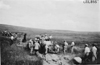 Car #8 crossing a bad ditch on the prairie at the 1909 Glidden Tour