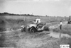 Glidden tourist vehicle stuck in mud on Colorado prairie, at 1909 Glidden Tour