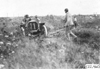 Glidden tourist vehicle on rural road near Aurora, Colo., at 1909 Glidden Tour