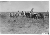 Thomas car crossing ditch near Aurora, Colo., at 1909 Glidden Tour