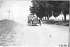 Gus G. Buse in Thomas car #11 on the road to Denver, at the 1909 Glidden Tour