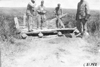 American Simplex team repairing a bridge on the prairie, at the 1909 Glidden Tour