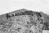 Group photograph of Glidden tourists on mountain top in Colo., at 1909 Glidden Tour