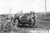 Maxwell car stopped on rural road near Manhattan, Kan., at 1909 Glidden Tour