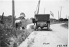 Press car stopped on side of road near Manhattan, Kan., at 1909 Glidden Tour