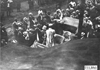 Large crowd surrounds Glidden tourist vehicle at Kansas City, Mo., at 1909 Glidden Tour