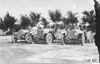 Jean Bemb, John Williams and Walter Winchester posed in their vehicles at Kansas City, Mo., at 1909 Glidden Tour