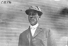 F.A. Trinkle, driver of Bush car, at 1909 Glidden Tour