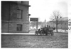 E.M.F. car in front of automobile club, on pathfinder tour for 1909 Glidden Tour
