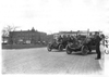 E.M.F. car on downtown plaza, on pathfinder tour for 1909 Glidden Tour