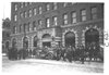 E.M.F. car in front of Stoddard building, on pathfinder tour for 1909 Glidden Tour