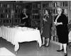 Library Open House L to R: Florence Skinner, Myrtle Boutell, Frances Leece