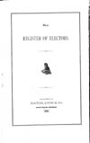 Brandon Township Register of Electors 1882-1916