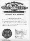 Pruehs Centennial Farm Certificate