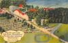 Postcard Showing Walled Lake Amusement Park, c. 1950.