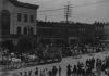 View of Circus Parade Passing Down Washington Avenue, Lansing