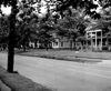 View of old homes on N. Main Street in the 1950s
