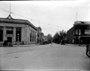 Intersection of Main St. and Penniman Avenue, looking west on Penniman.