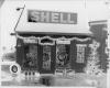 Shell gas station close-up