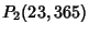 $\displaystyle P_2(23,365)$
