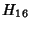 $\displaystyle H_{16}$