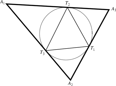 \begin{figure}\begin{center}\BoxedEPSF{tangential_triangle.epsf}\end{center}\end{figure}