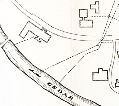 1926 Map of IM Circle on MSCs campus