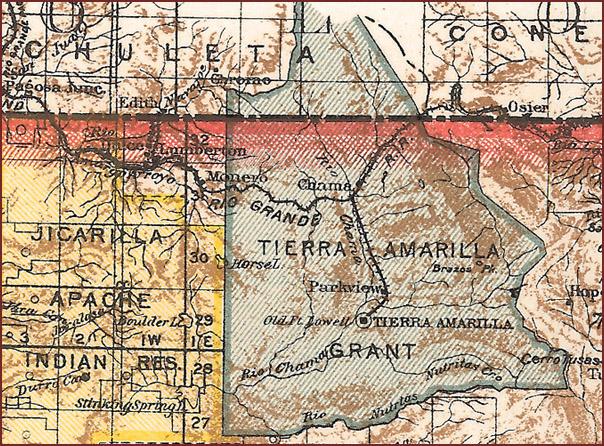 New Mexico Land Grant Map Contested] Territory Of New Mexico, 1903 | Msu Libraries