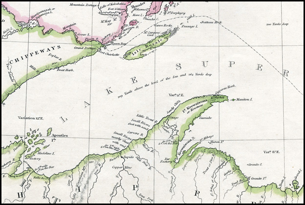  SDUK's 1832 map of Lake Superior