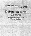 Sample image of Debate on Birth Control