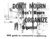 Sample image of Don't Mourn, Organize: SDS Guide to Community Organizing