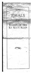Sample image of Ideals of the Women of the KKK