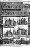 Sample image of The College Speculum Volume 4 Number 4