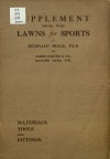 Sample image of Supplement issued with Lawns for sports