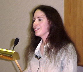 Catherine Haluska Shaffer at the MSU Library