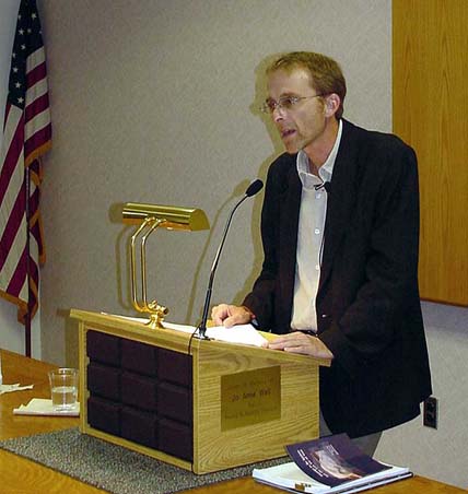 Dennis Hinrichsen at the MSU Library