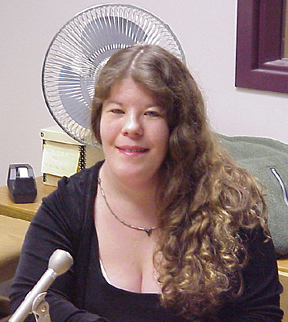 Anne Harris at the MSU Library