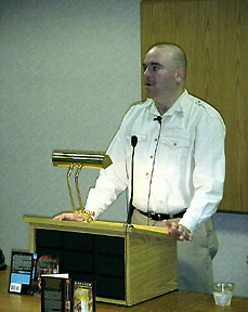 Steven Piziks at the MSU Library