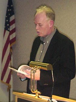 David James at the MSU Library