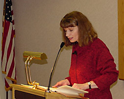 Linda Nemec Foster at the MSU Library