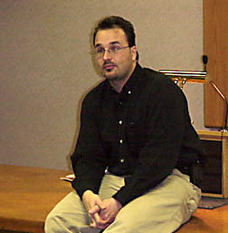 Gerry LaFemina at the MSU Library