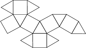 \begin{figure}\BoxedEPSF{Cuboctahedron_net.epsf scaled 690}\end{figure}